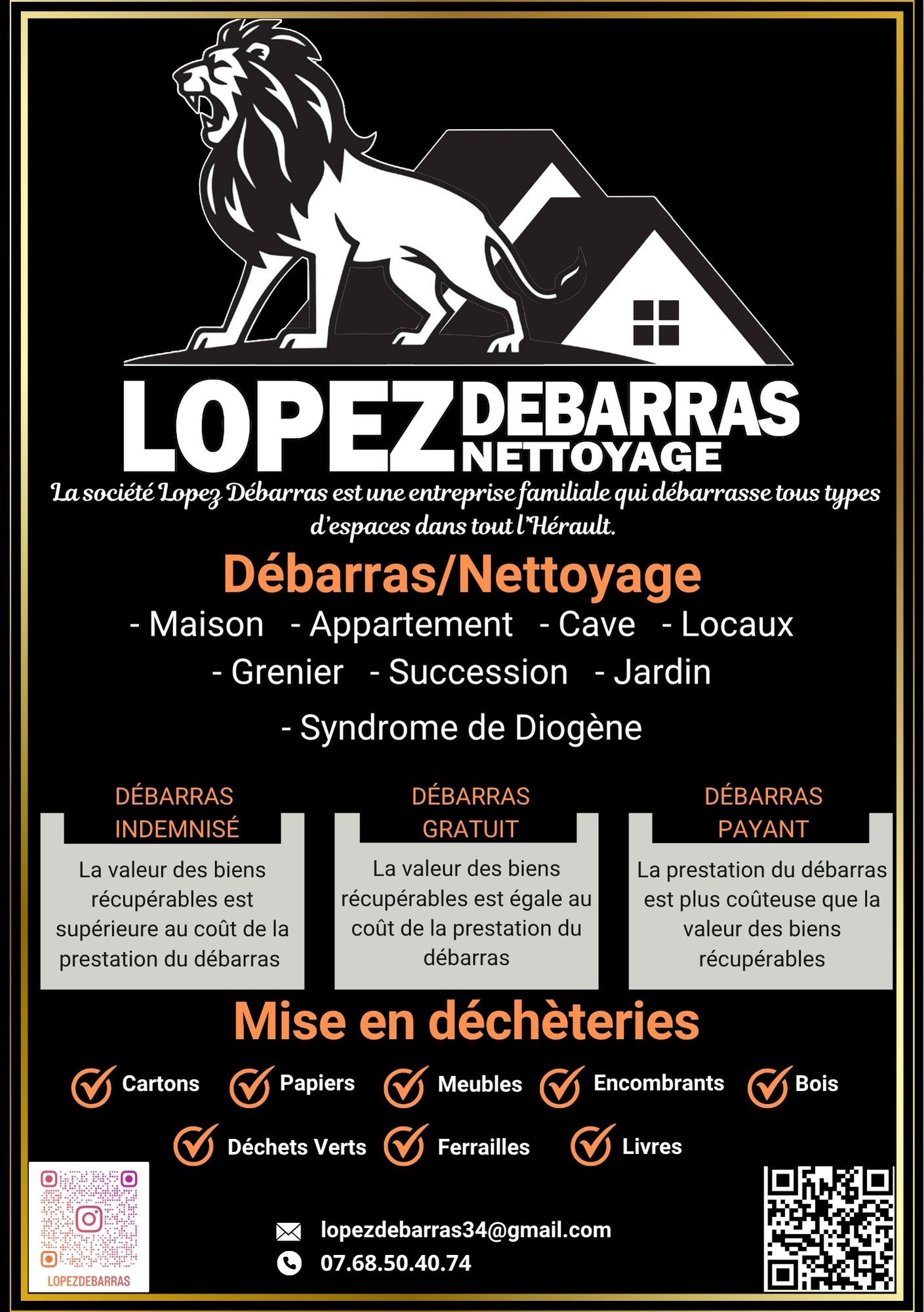 Flyer Lopez Débarras